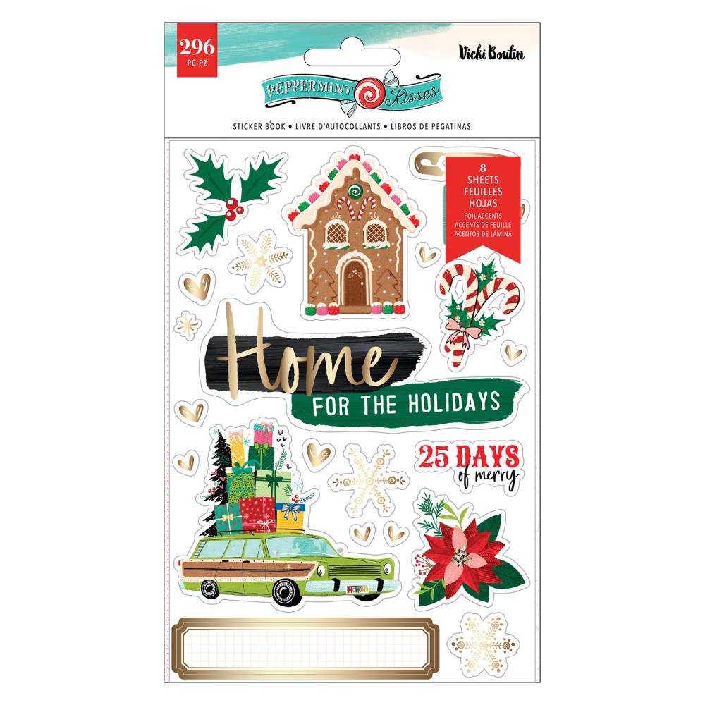 Vicki Boutin - Peppermint Kisses - Sticker Book