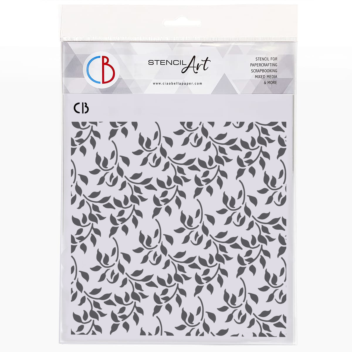 Ciao Bella - Stencil Art - Enchanted Land - Over the hedge - 8 x 8"