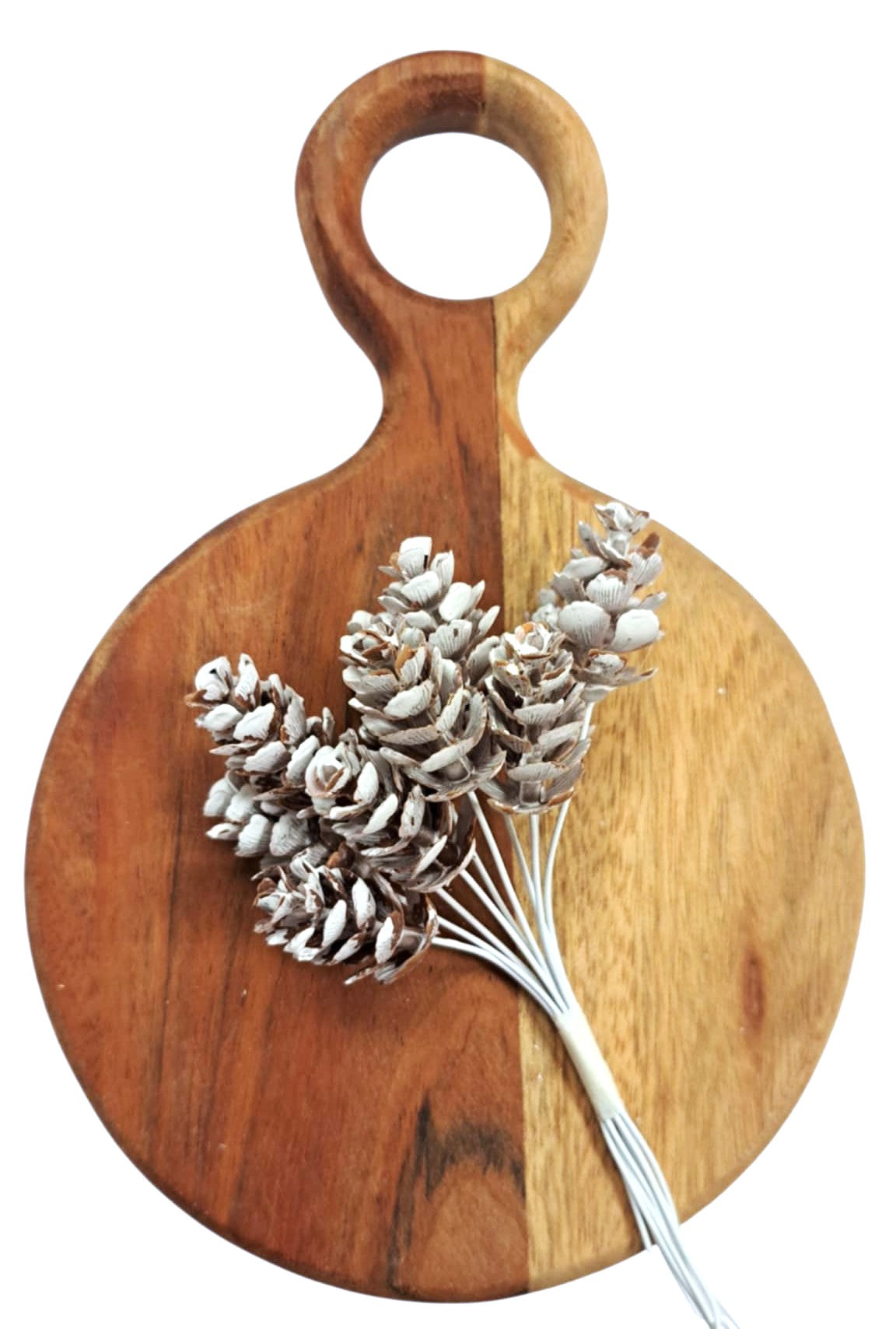 Kongler - Bunt med hvite kongler