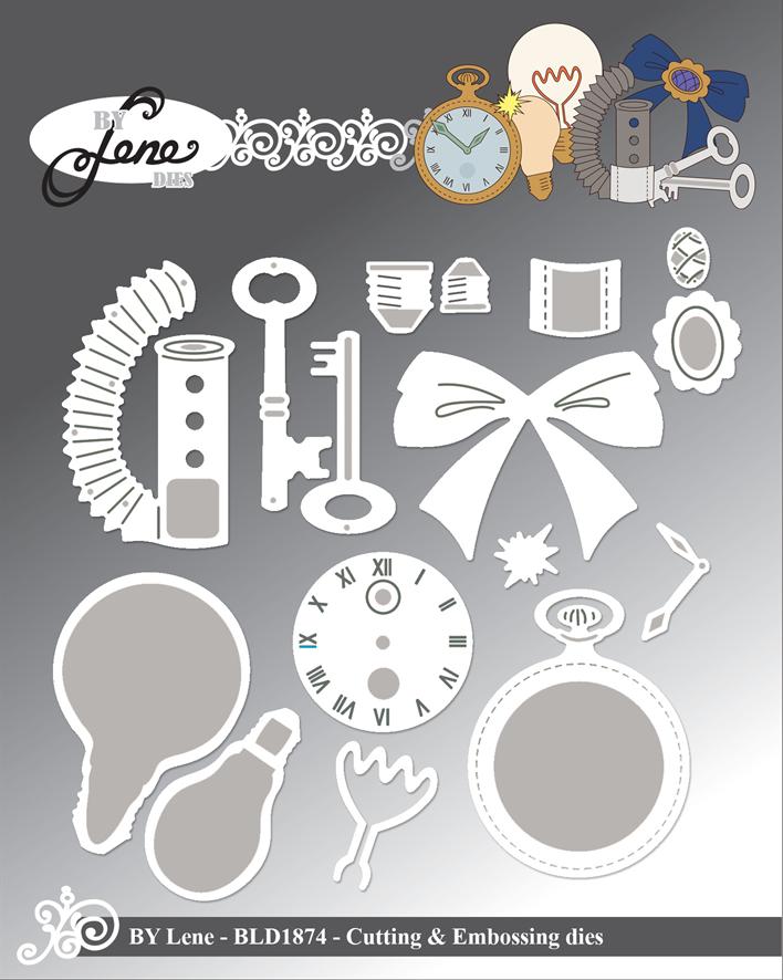 By Lene Design - Dies - Steampunk #3