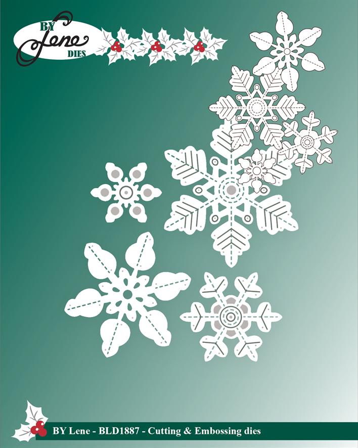 By Lene Design - Dies - Snowflakes
