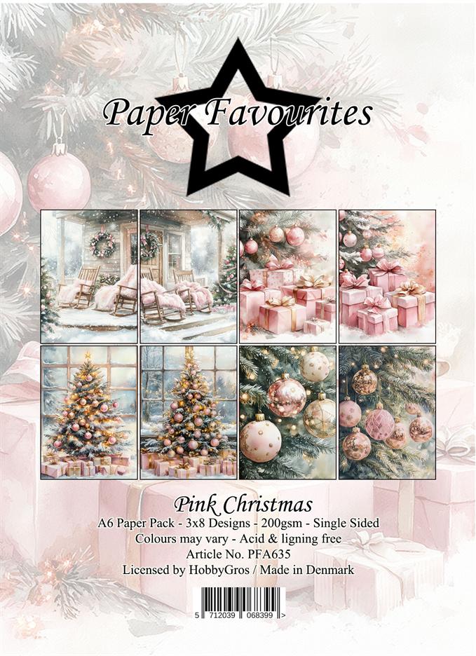 Paper Favourites - Pink Christmas - A6