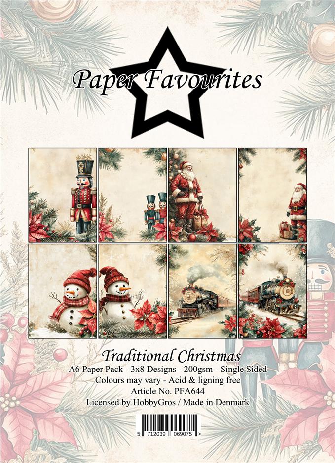 Paper Favourites - Traditional Christmas - A6