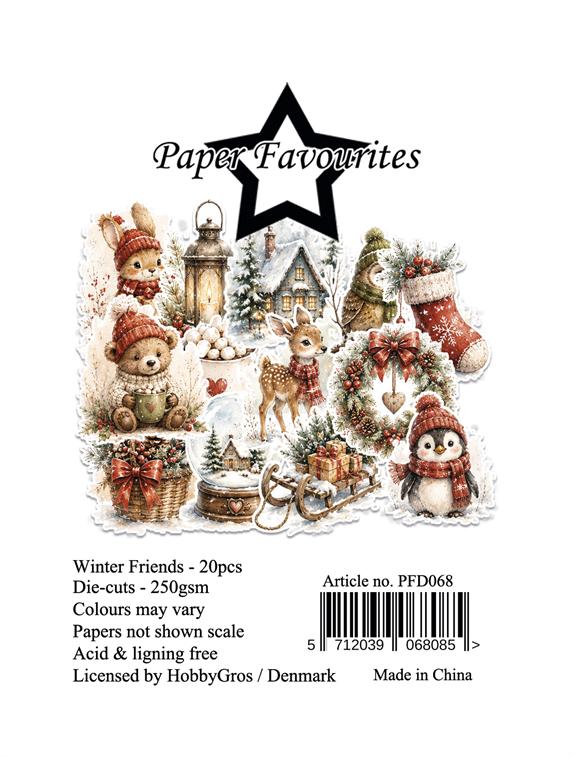Paper Favourites - Die Cuts - Ephemera - Winter Friends