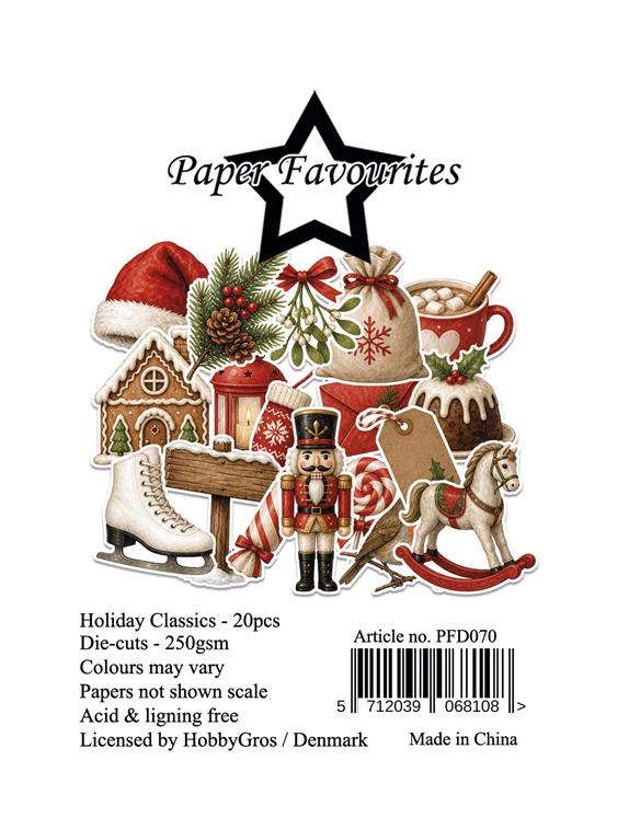 Paper Favourites - Die Cuts - Ephemera - Holiday Classics