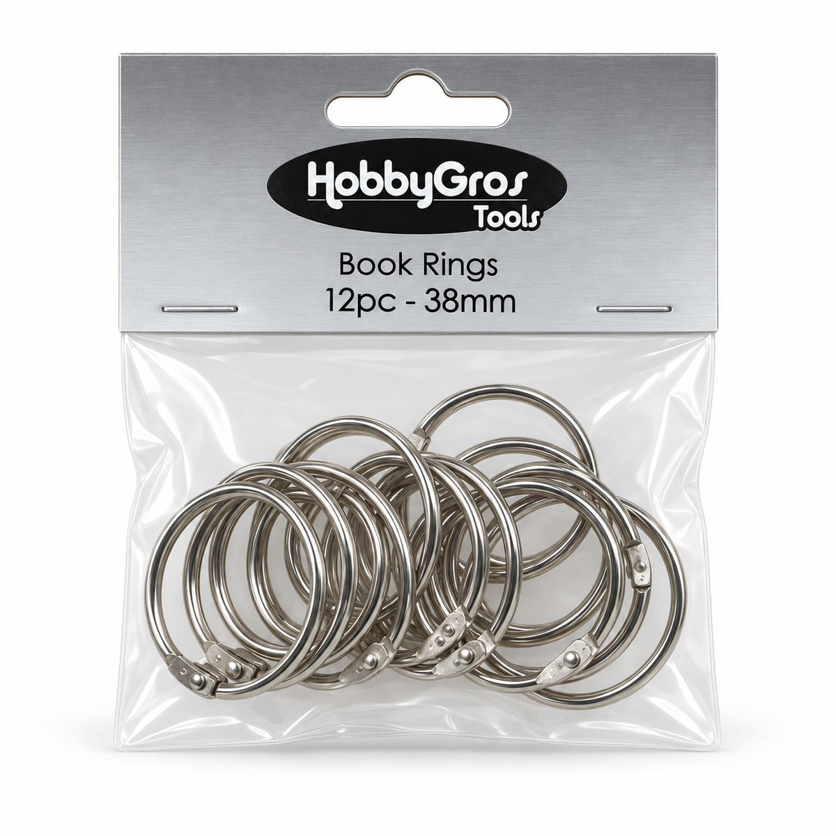 HobbyGros - Tools - Book Rings - 38mm