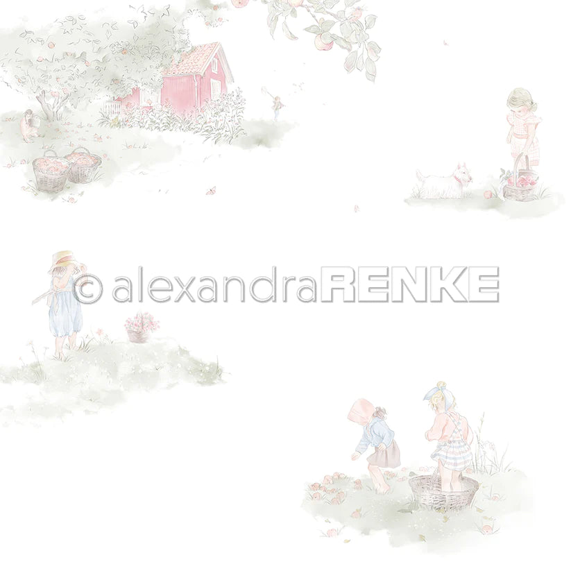 Alexandra Renke - Summer Joy  - Apple time  12 x 12"