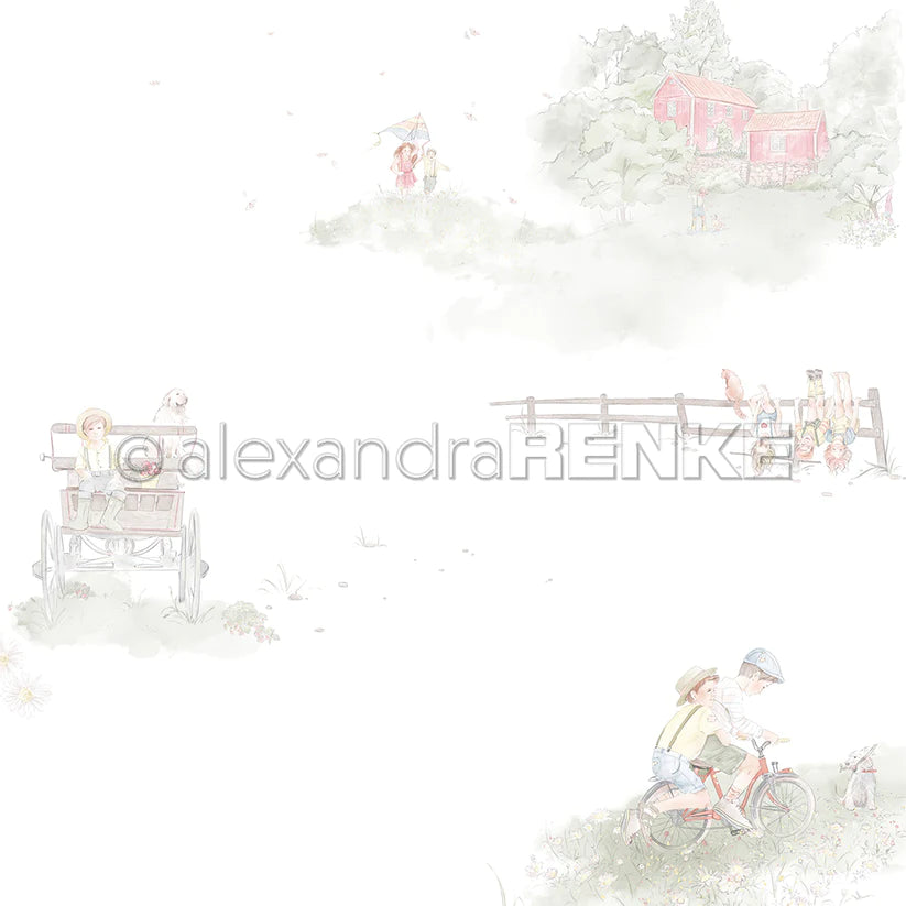 Alexandra Renke - Summer Joy  - With friends  12 x 12"