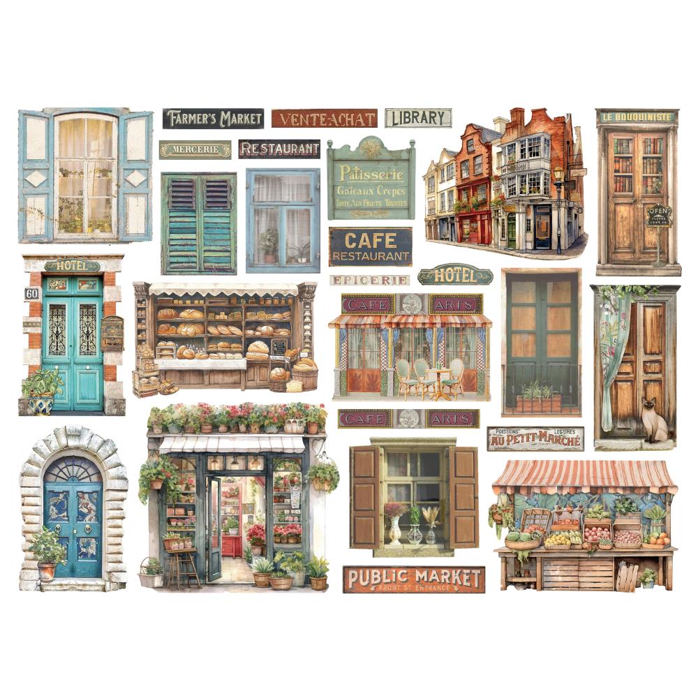 Stamperia  - Art of travelling - Die Cuts