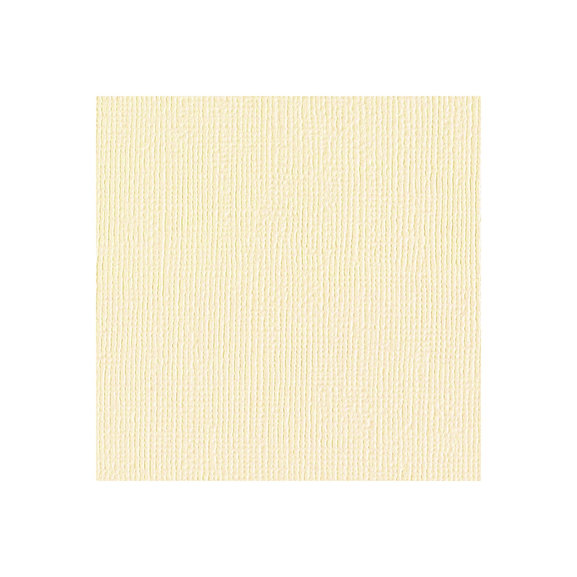 American Craft - Cardstock - Solid Vanilla - 12 x 12" - 60 pack