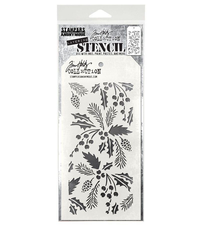 Tim Holtz - Stencil - Festive