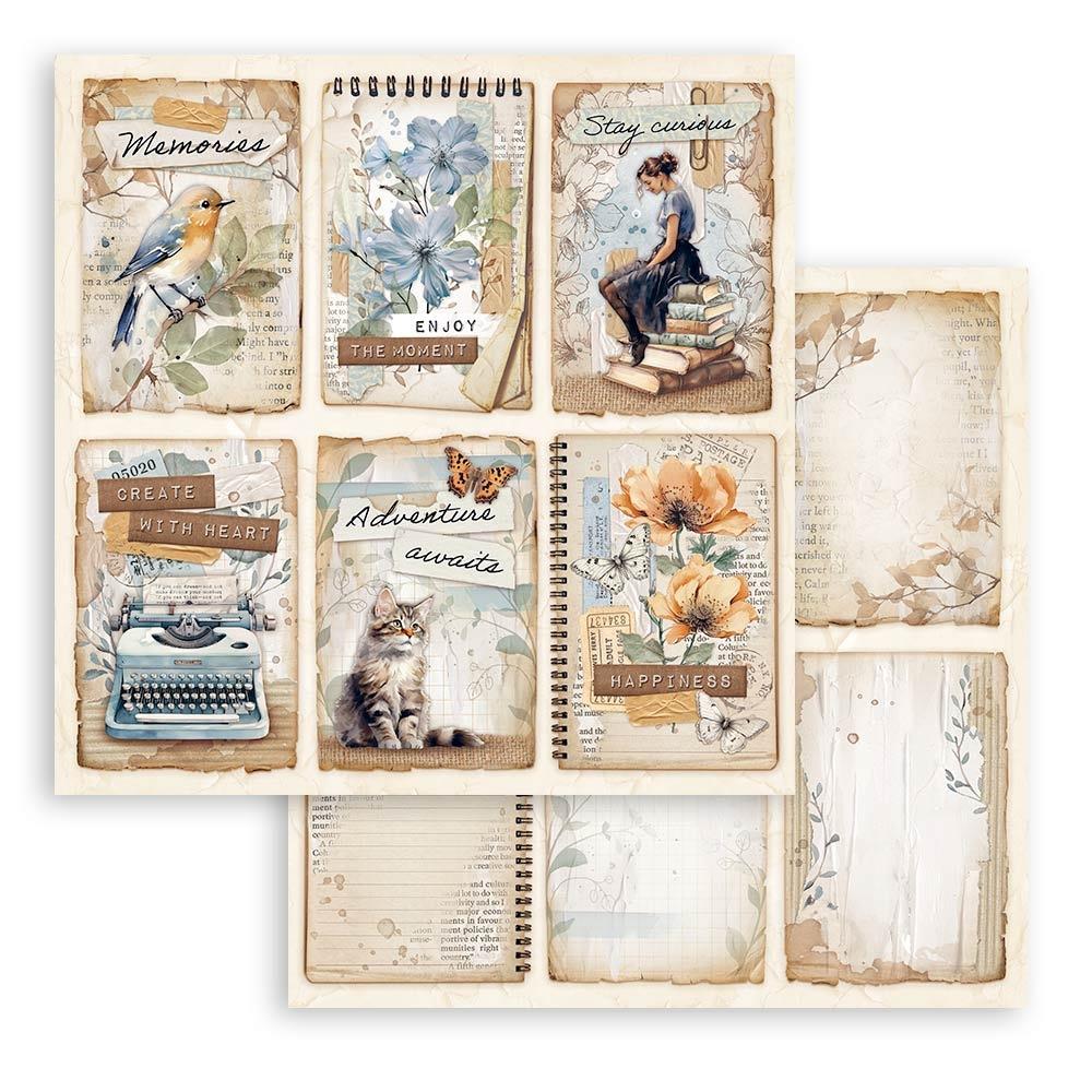Stamperia  - Secret Diary - Paper Pad  10 pk - 12 x 12"