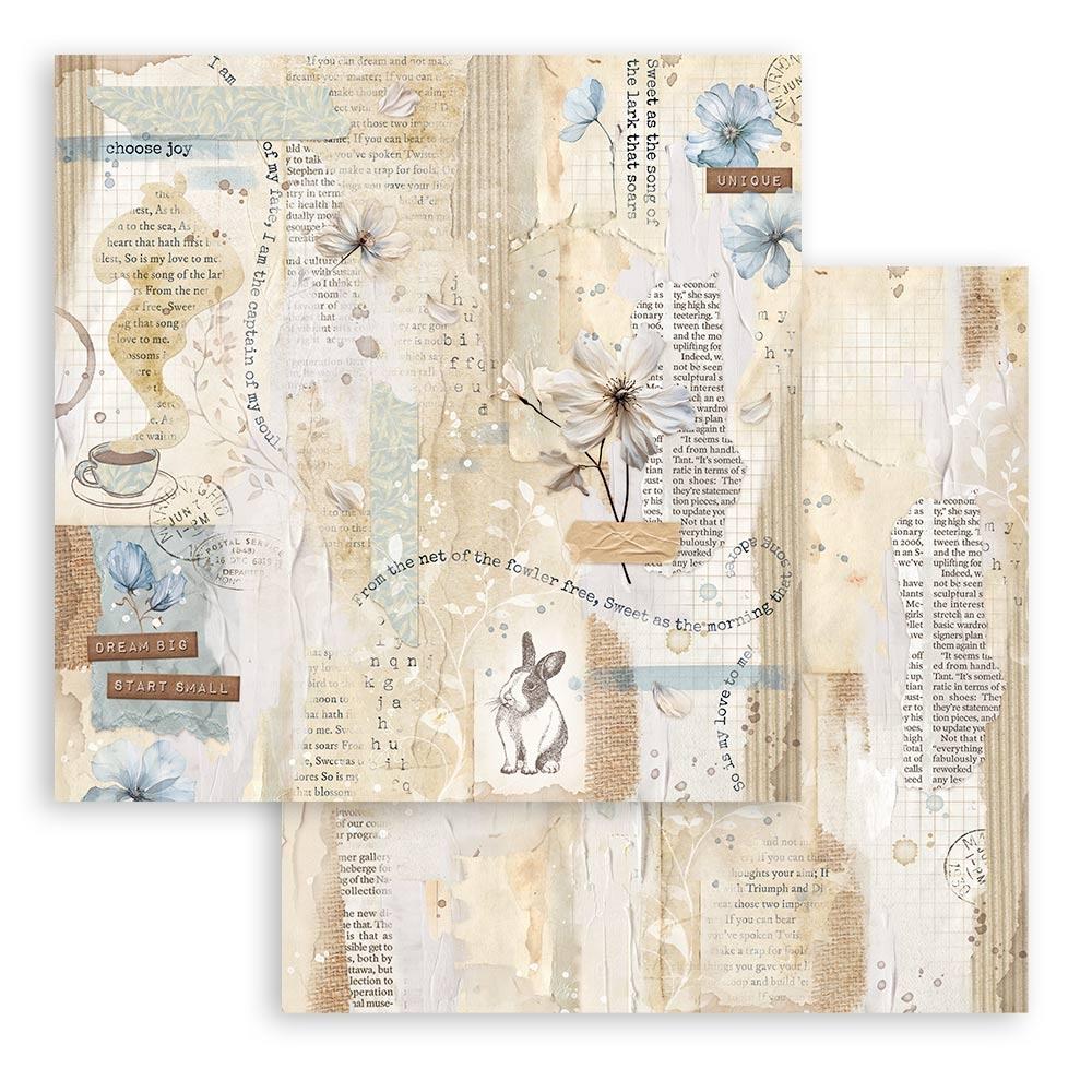 Stamperia - Secret Diary - Paper Pad - 8 x 8"
