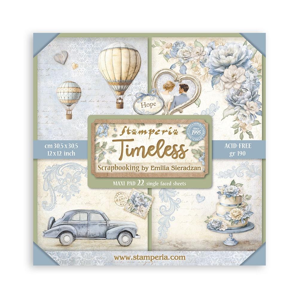 Stamperia  - Timeless - Singled sided - Paper Pad  22 pk - 12 x 12"