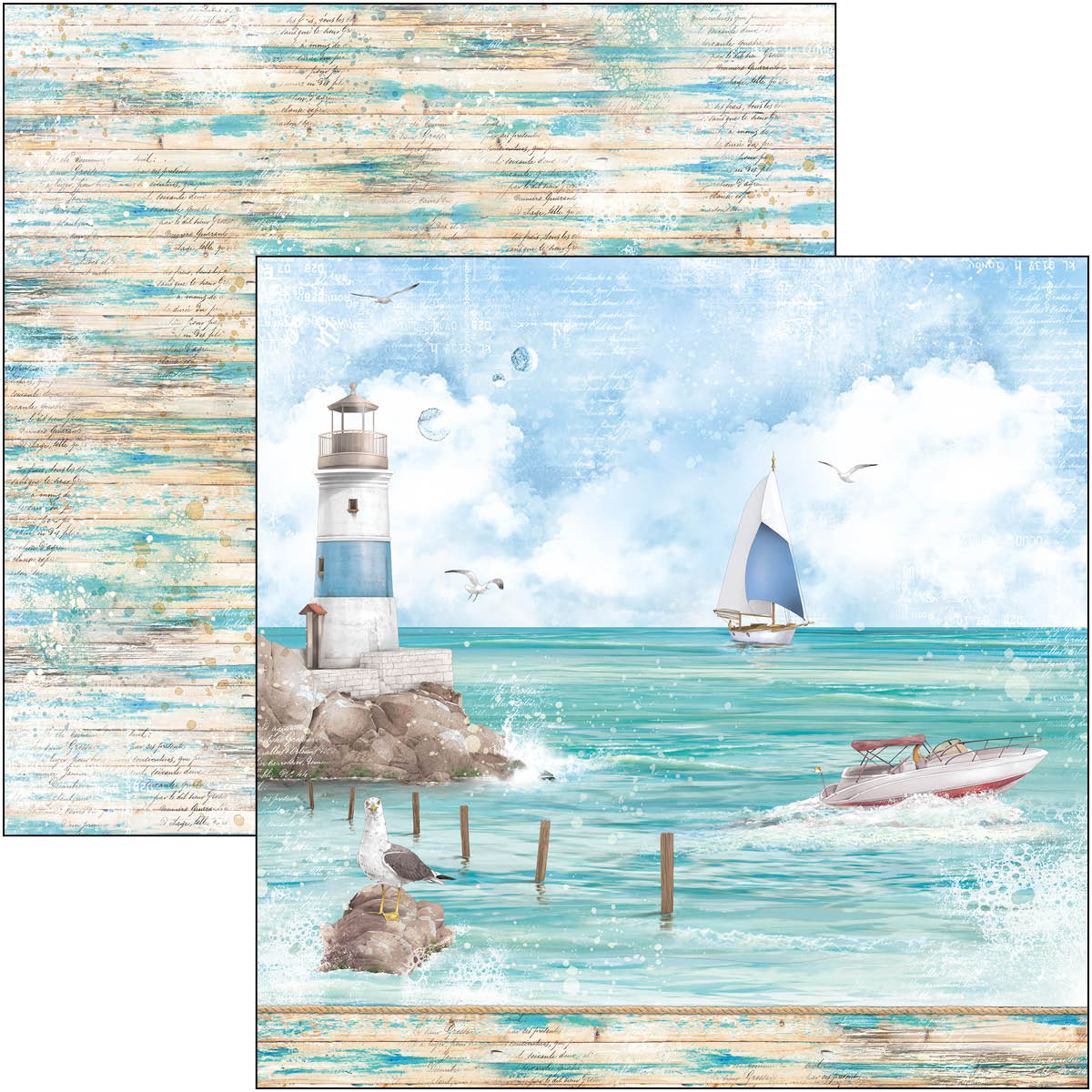 Ciao Bella - Summer Breeze - Paper Pack (12 ark) 12 x 12"