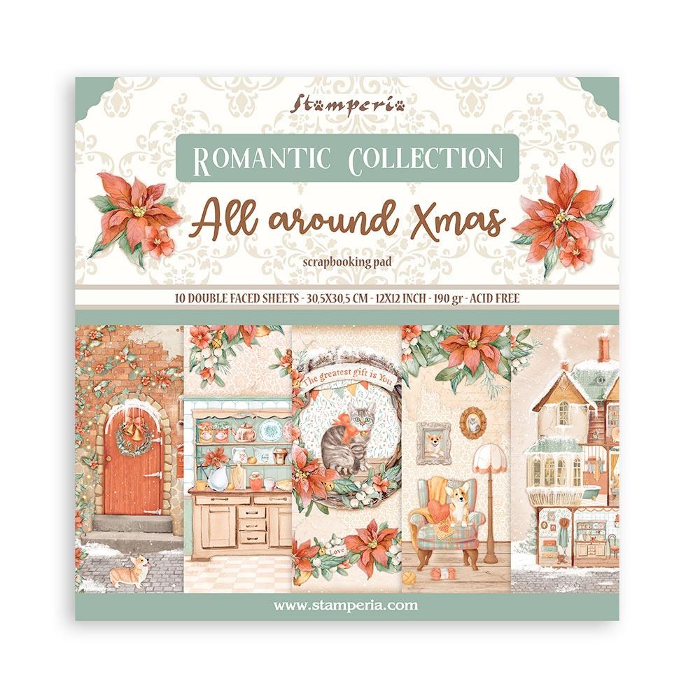 Stamperia  - All around christmas - Paper Pad    12 x12"