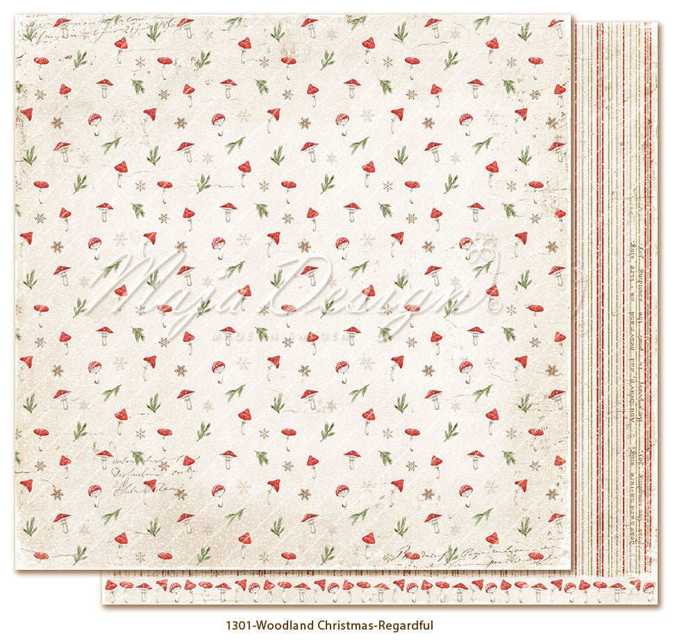 Maja Design - Woodland Christmas - Collection Pack m/monochrome ark - 12 x 12"