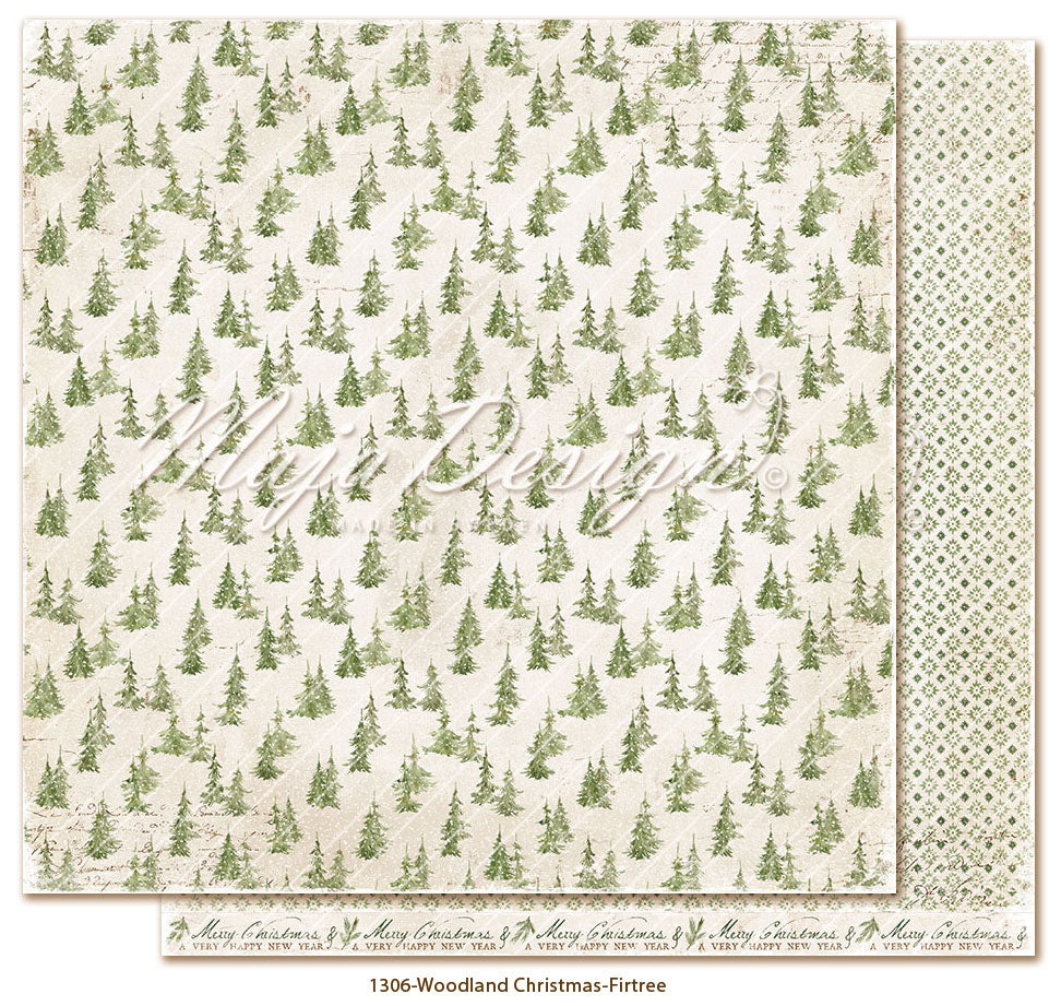 Maja Design - Woodland Christmas - Collection Pack m/monochrome ark - 12 x 12"