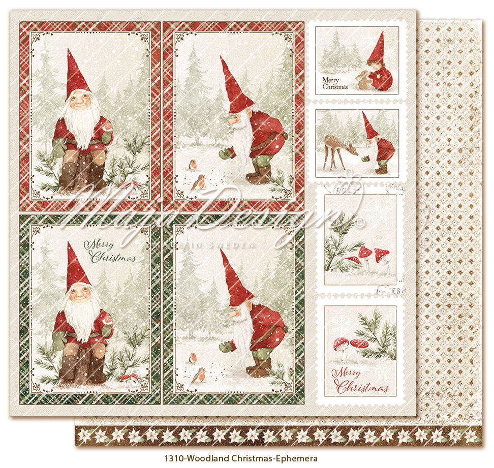 Maja Design - Woodland Christmas - Paper Pack - 6 x 6"