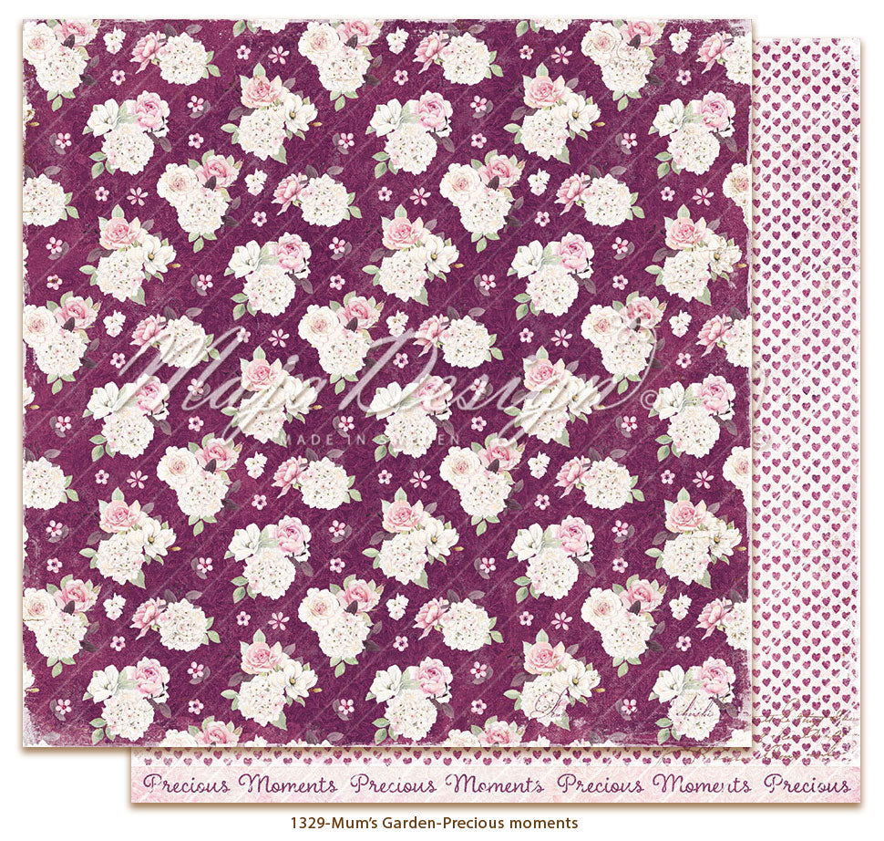 Maja Design - Mum's Garden - Collection Pack m/monochrome ark - 12 x 12"