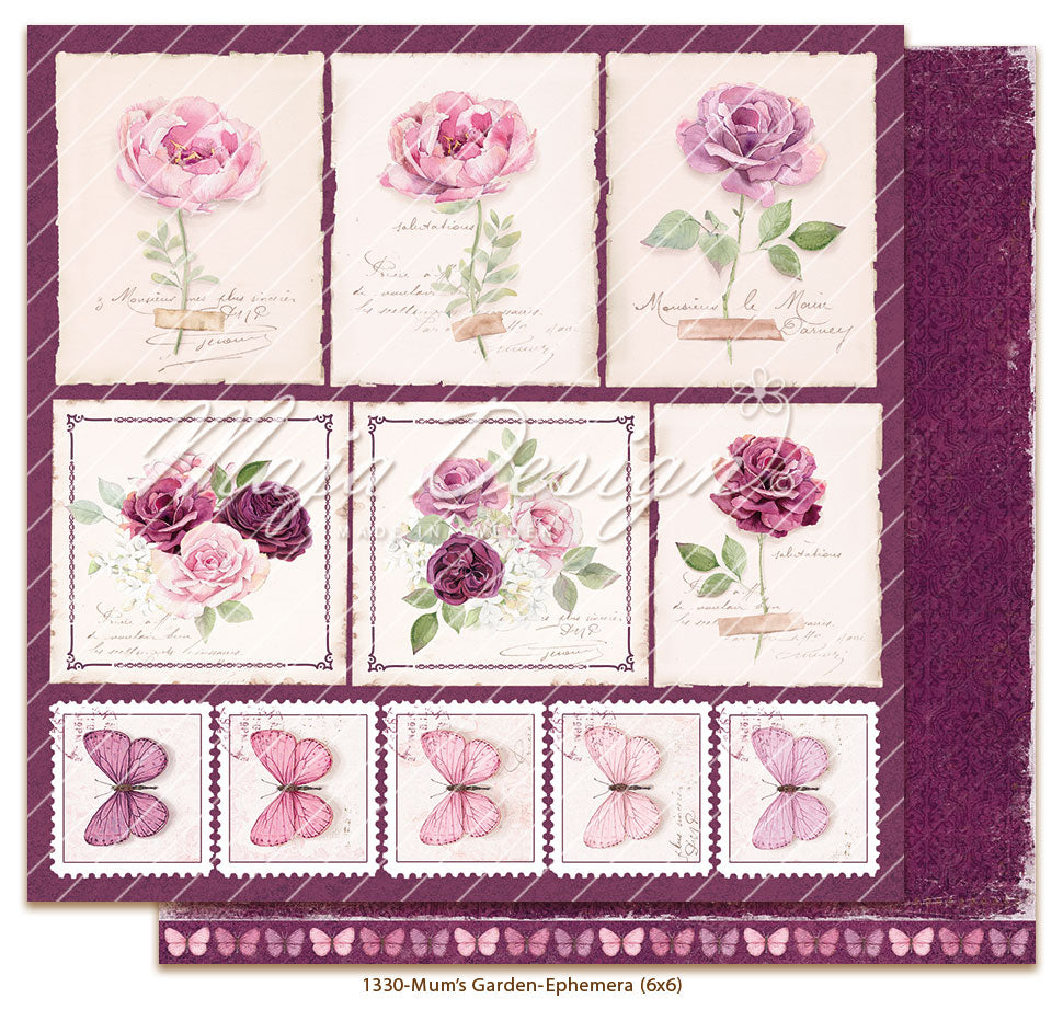 Maja Design - Mum's Garden - Paper Pack - 6 x 6"