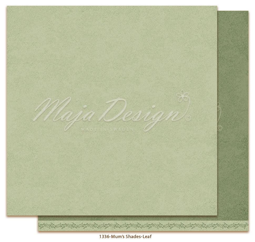 Maja Design - Mum's Garden - Collection Pack m/monochrome ark - 12 x 12"