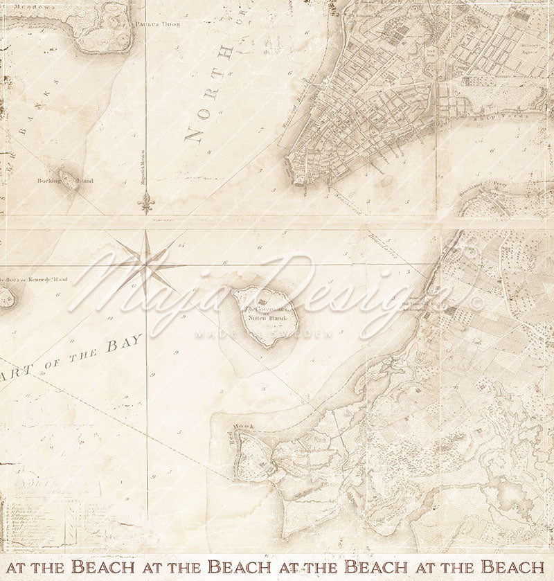 Maja Design - Seaside - Weathered wood -  12 x 12"