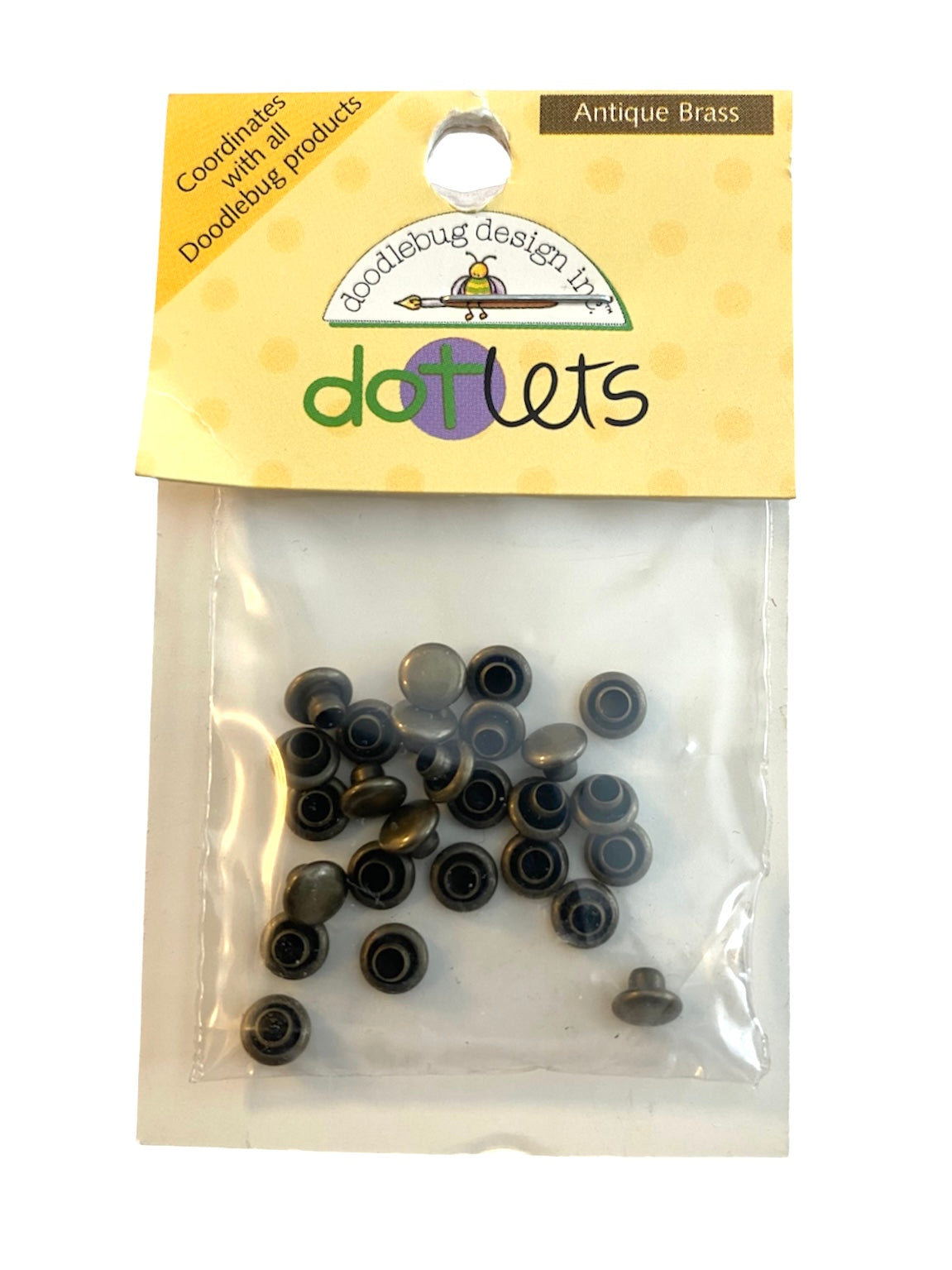 Doodlebug - Antiue Brass - dotlets