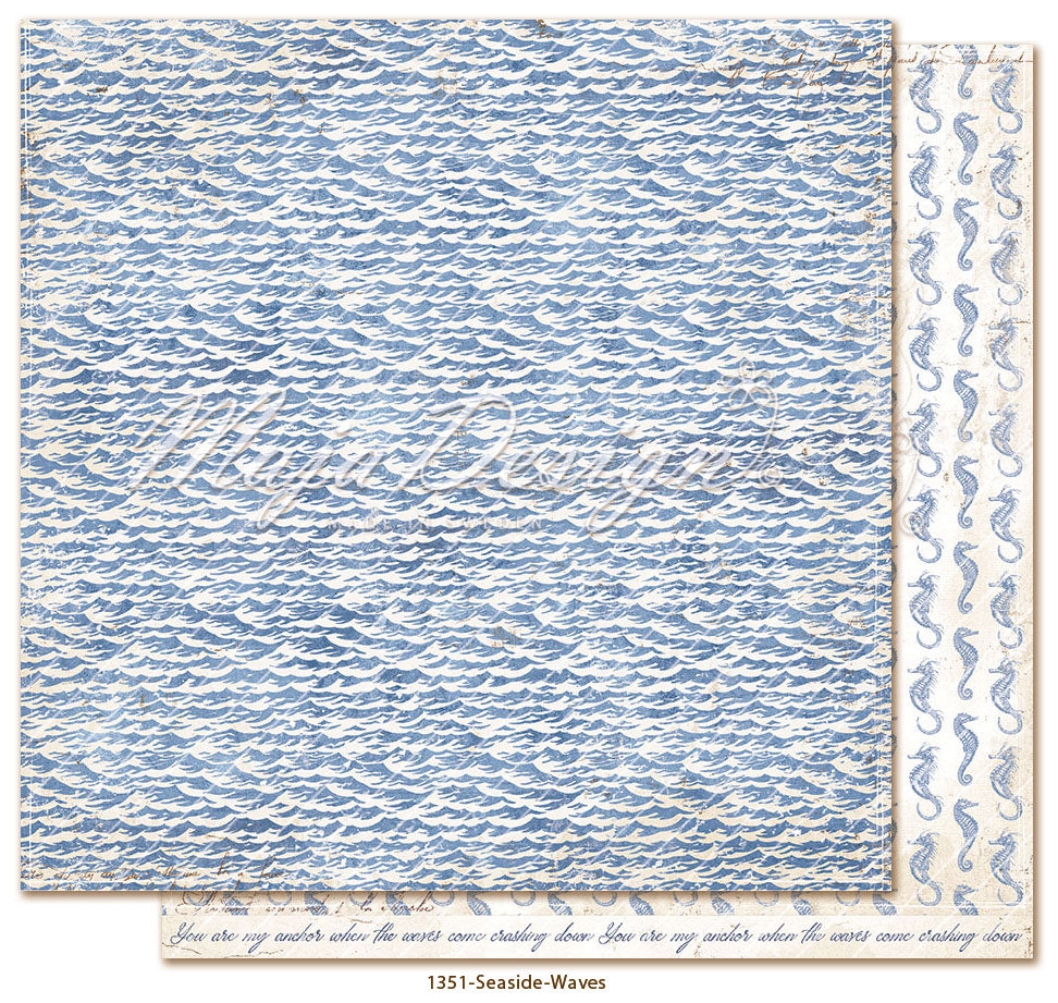 Maja Design - Seaside - Collection Pack m/monochrome ark - 12 x 12"