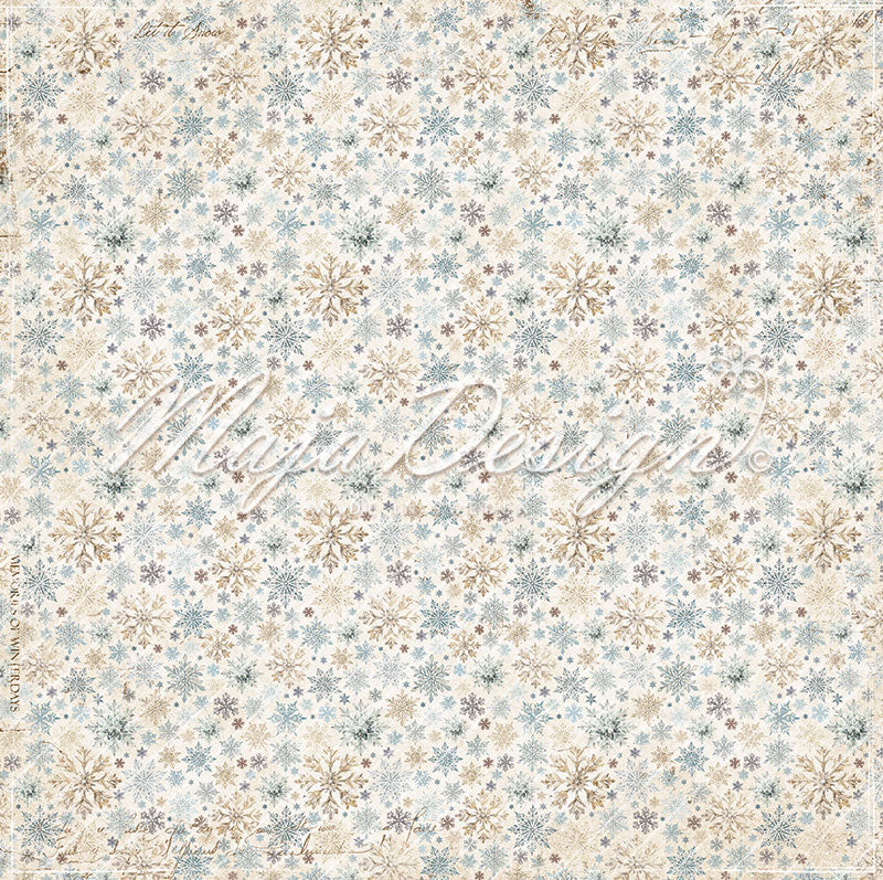 Maja Design - Christmas Nostalgia - Always snow -  12 x 12"