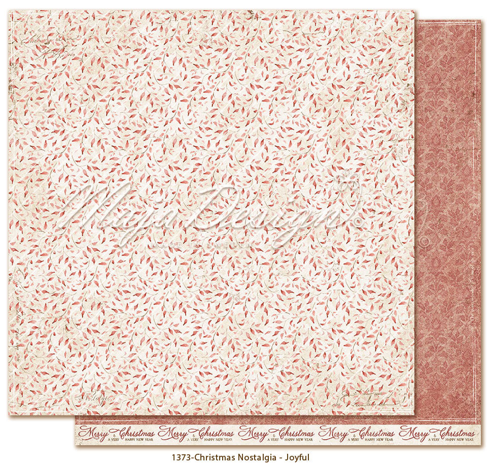 Maja Design - Christmas Nostalgia - Joyful -  12 x 12"