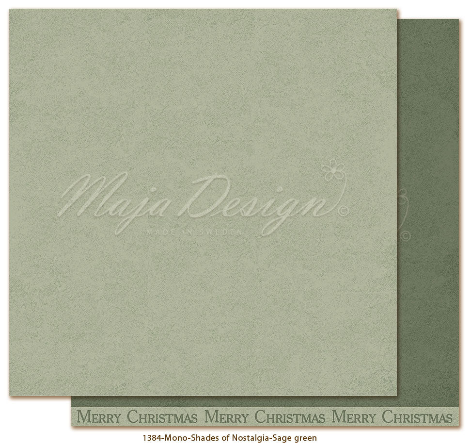 Maja Design - Shades of Nostalgia - Sage Green    12 x 12"