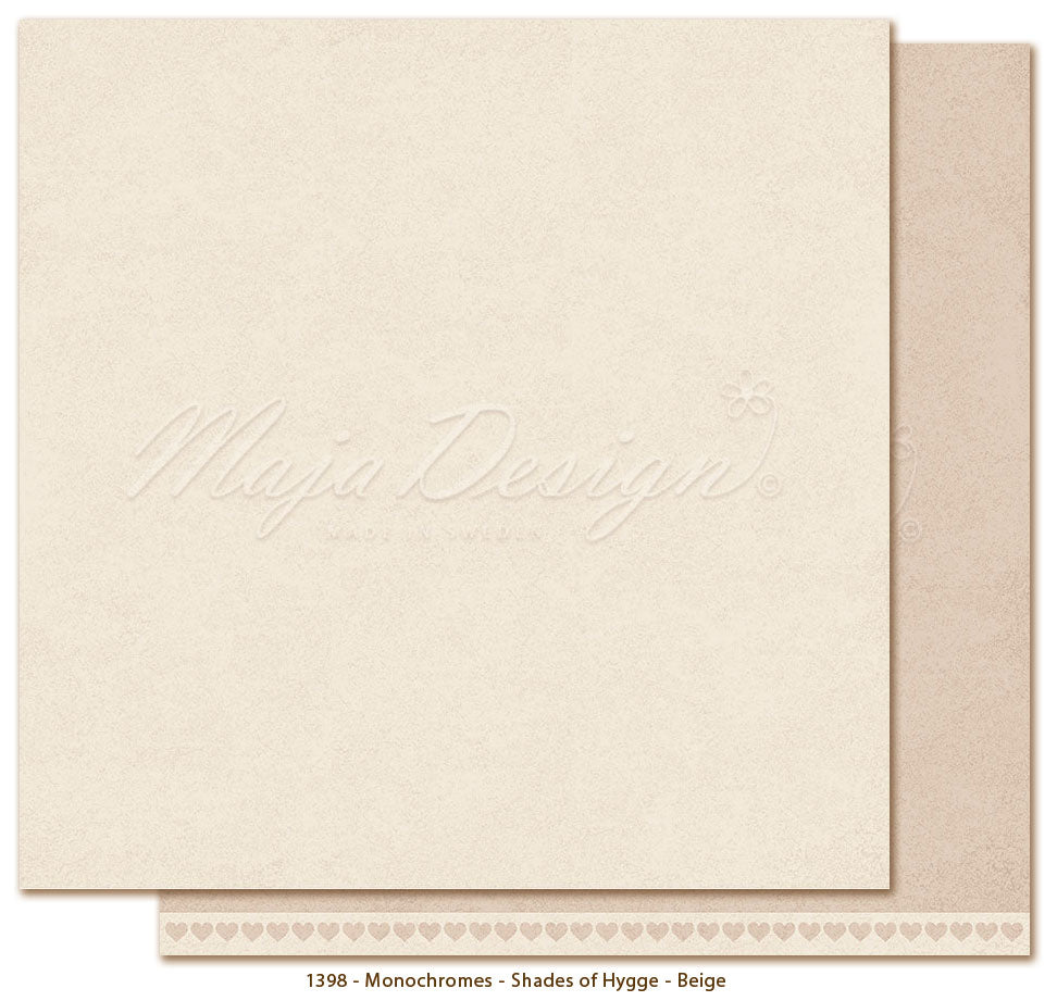 Maja Design - Shades of Hygge - Beige   12 x 12"