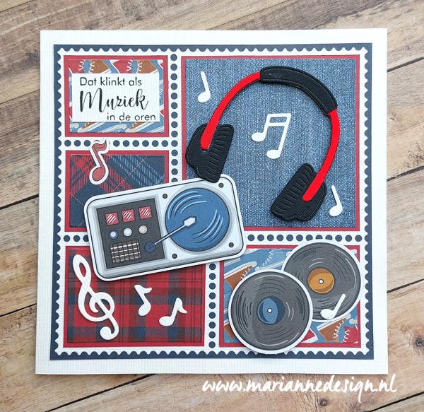 Marianne Design - Die Cuts - Ephemera - Making music