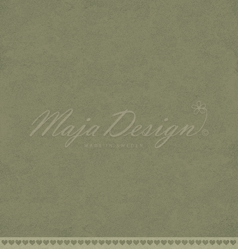 Maja Design - Shades of Hygge - Green    12 x 12"