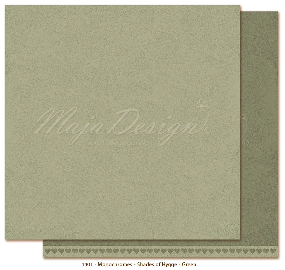 Maja Design - Shades of Hygge - Green    12 x 12"