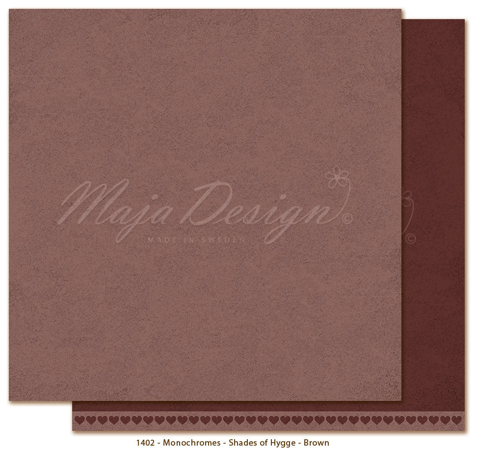 Maja Design - Shades of Hygge - Brown   12 x 12"