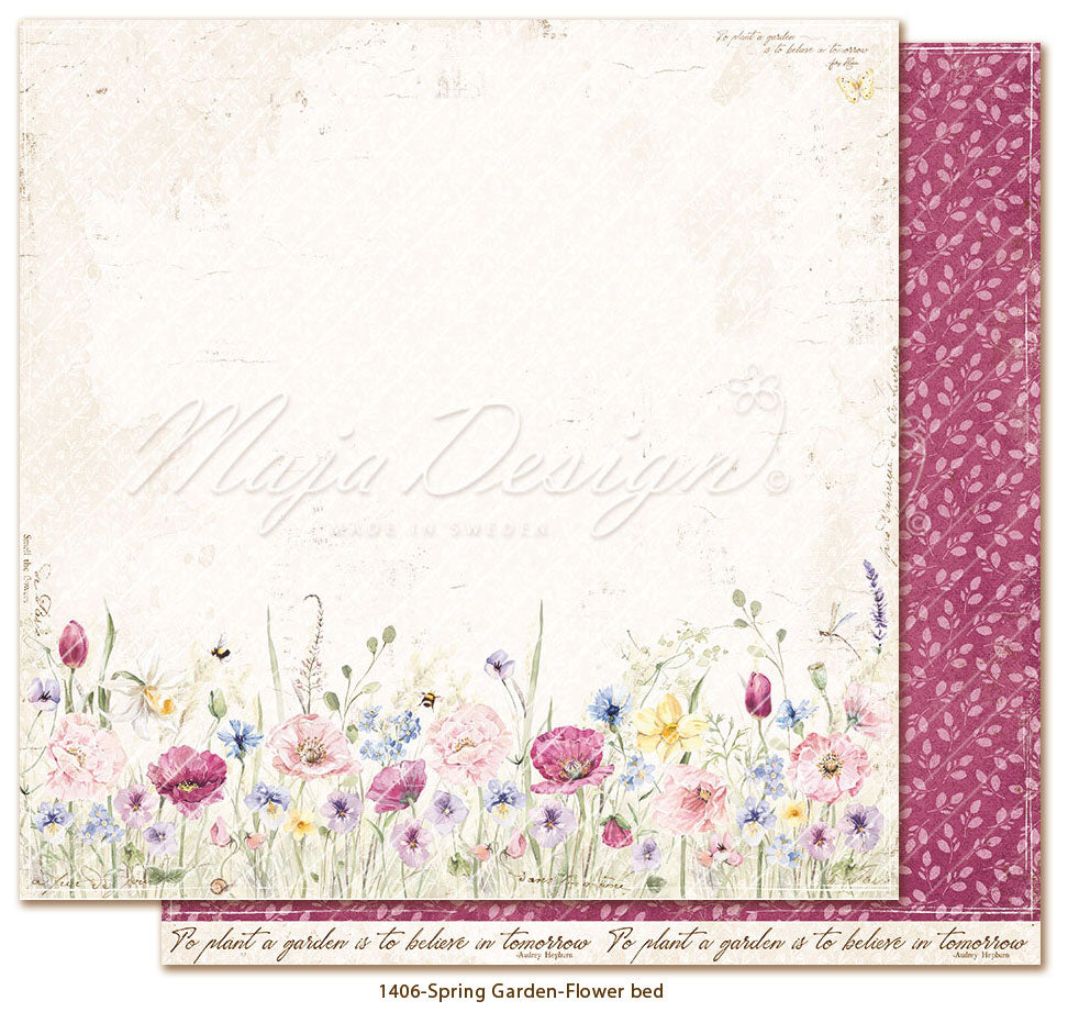 Maja Design - Spring Garden - Flower bed -  12 x 12"