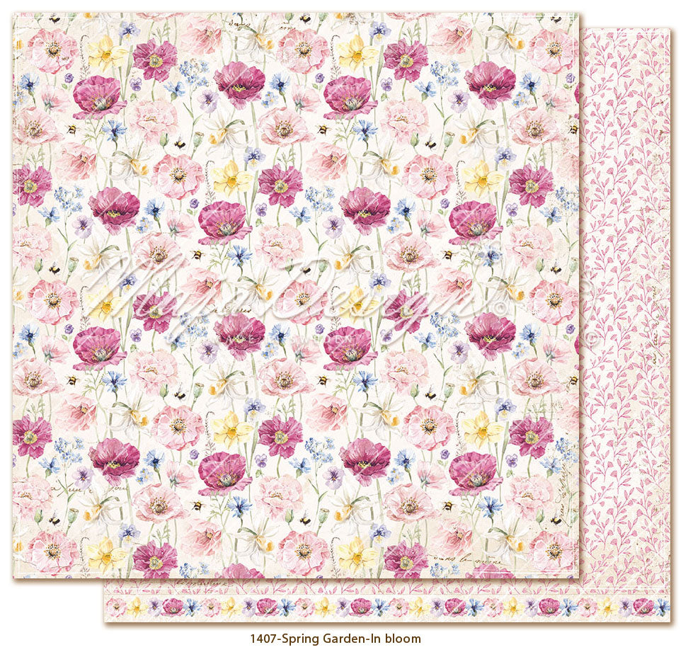 Maja Design - Spring Garden - Collection Pack m/monochrome ark - 12 x 12"