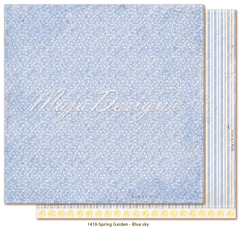 Maja Design - Spring Garden - Blue Sky -  12 x 12"