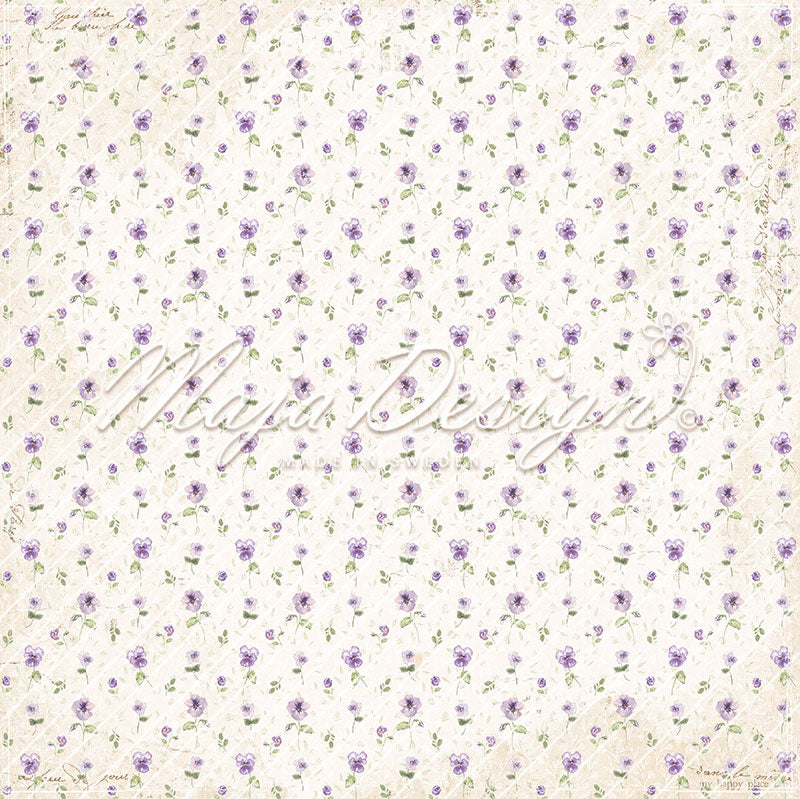 Maja Design - Spring Garden - Violets  -  12 x 12"