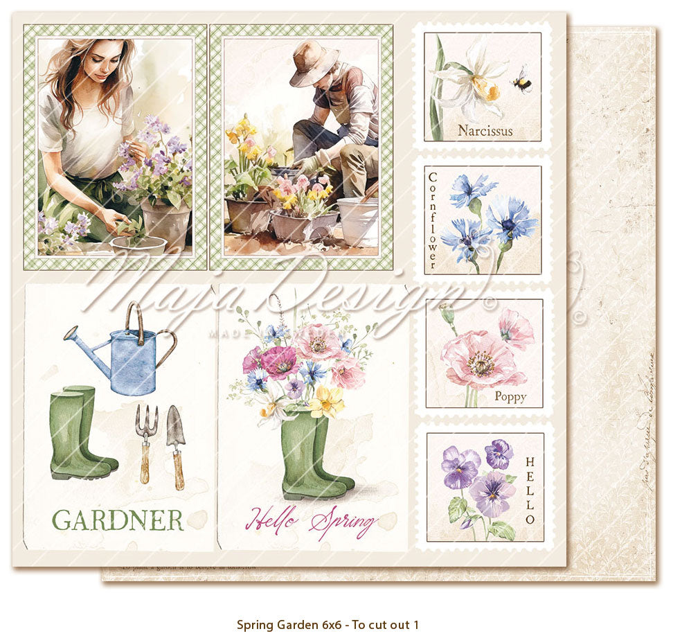 Maja Design - Spring Garden - Paper Pack - 6 x 6"
