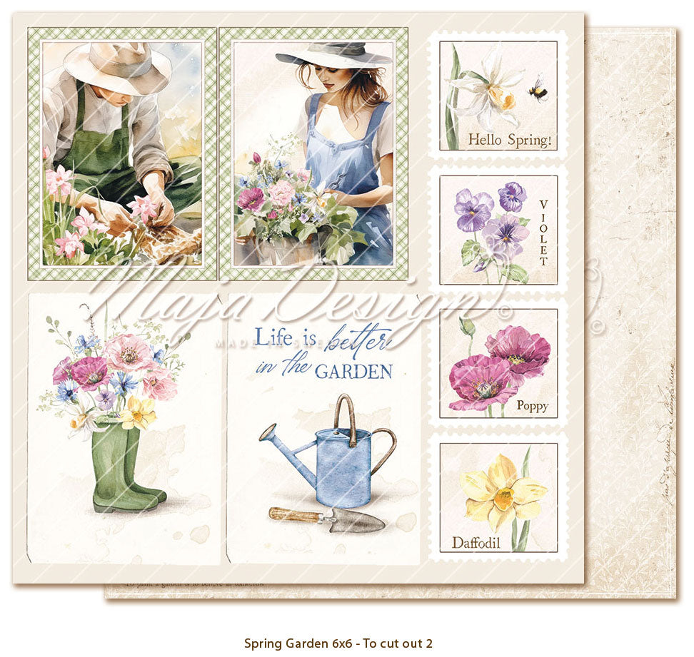 Maja Design - Spring Garden - Paper Pack - 6 x 6"