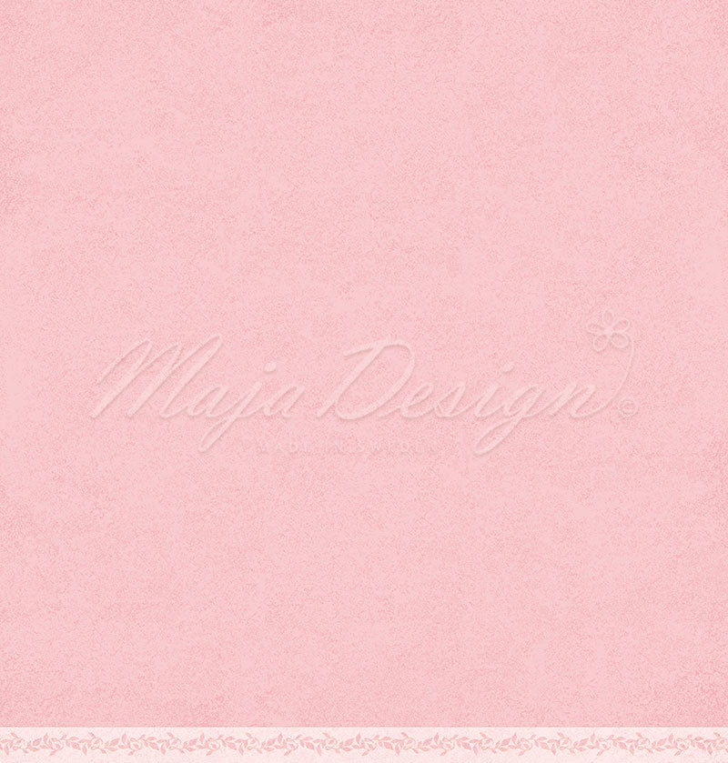 Maja Design - Spring Garden - Mono - Pastel Pink - 12 x 12"
