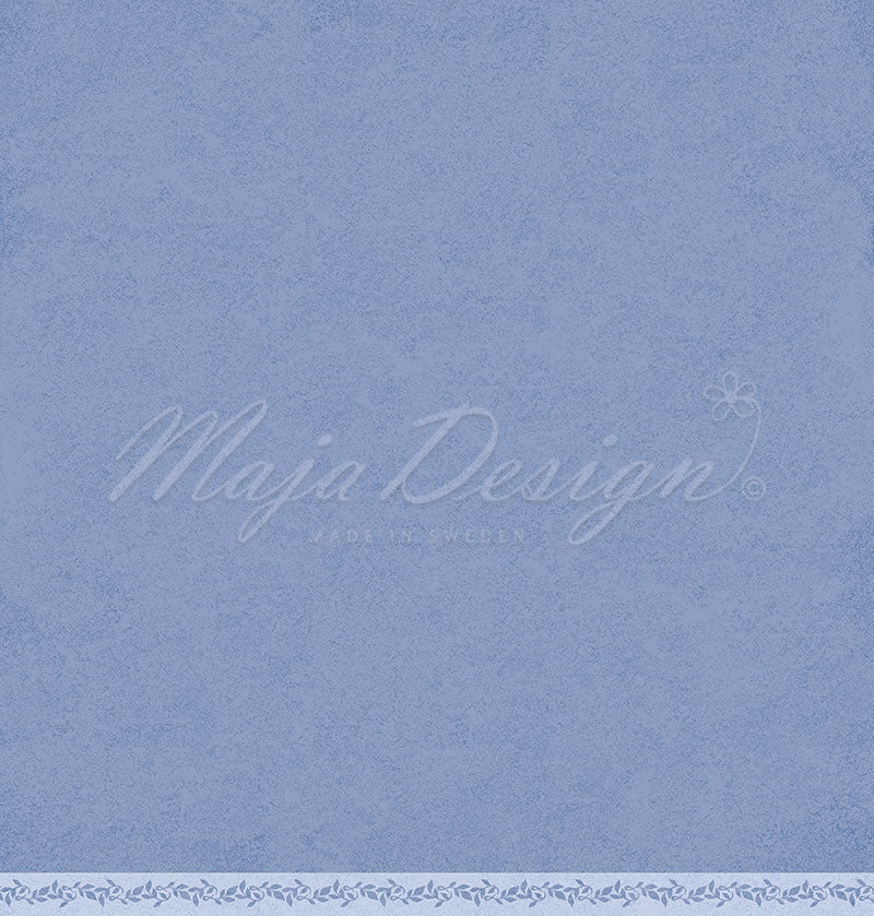 Maja Design - Spring Garden - Mono - Sky Blue - 12 x 12"