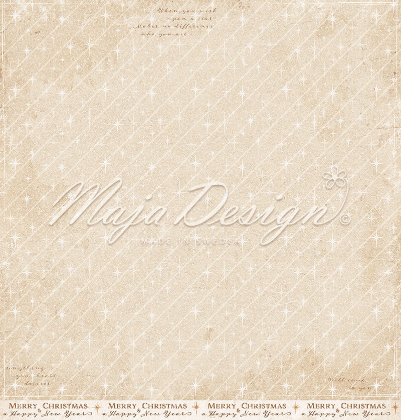 Maja Design - Christmas Wish - Upon a star -  12 x 12"