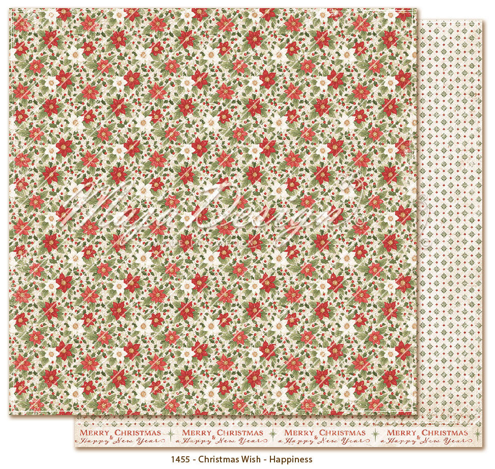 Maja Design - Christmas Wish - Happiness -  12 x 12"