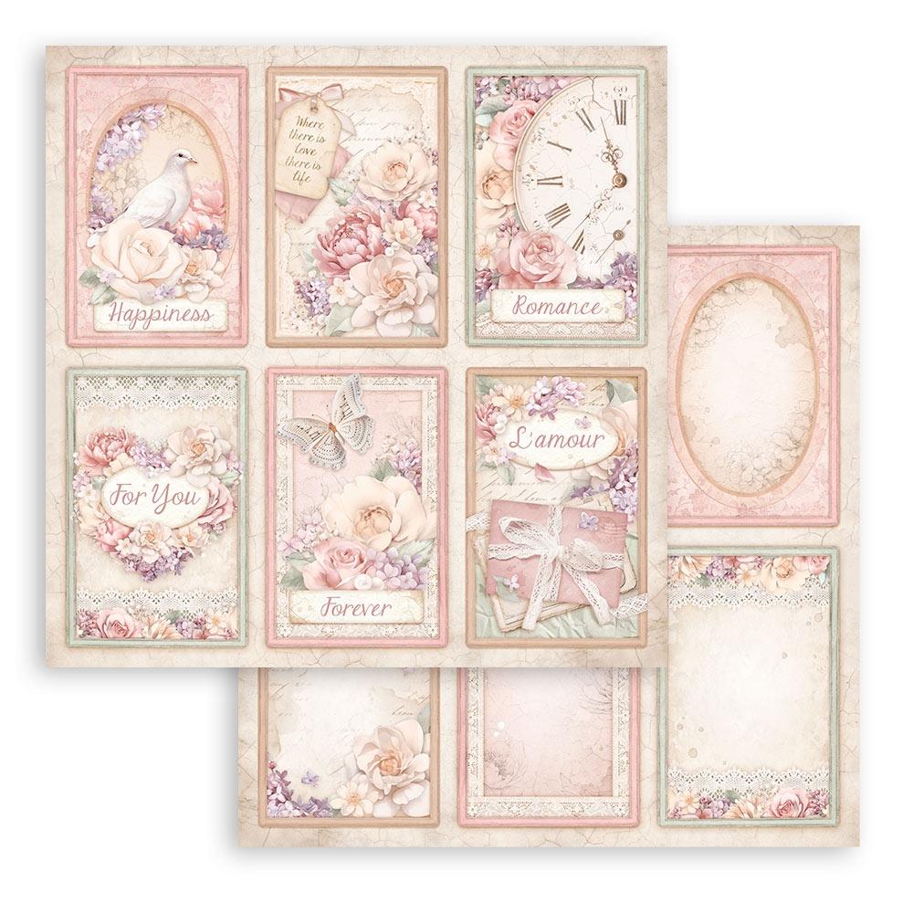 Stamperia  - Romance Forever  - Paper Pad  10 pk - 12 x 12"