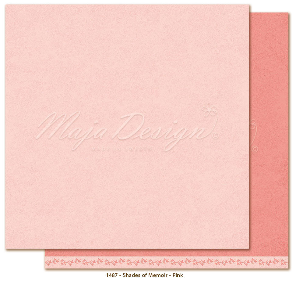 Maja Design - Shades of Memoir - Mono Pink 12 x 12"