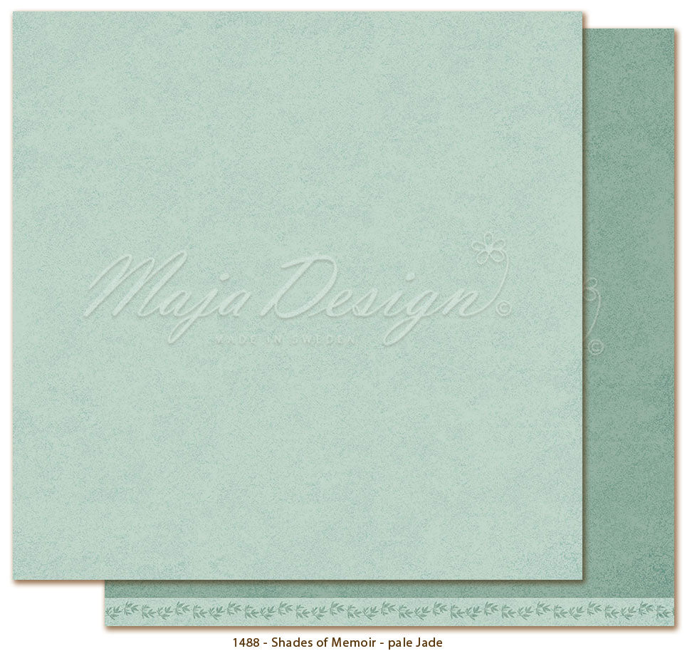 Maja Design - Shades of Memoir - Mono Pale Jade 12 x 12"